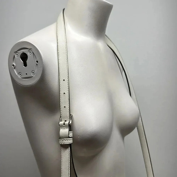 Kate Spade Reiley Dome Satchel Purse Handbag Straw Wicker Leather Trim White - Picture 5 of 14